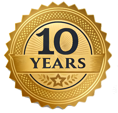 10 Years in Business